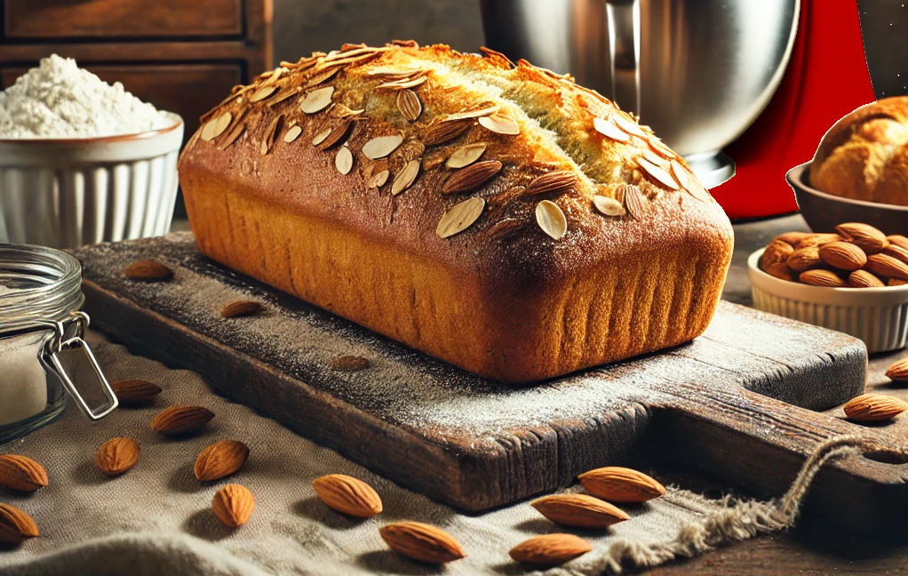 Homemade Rustic Almond Bread